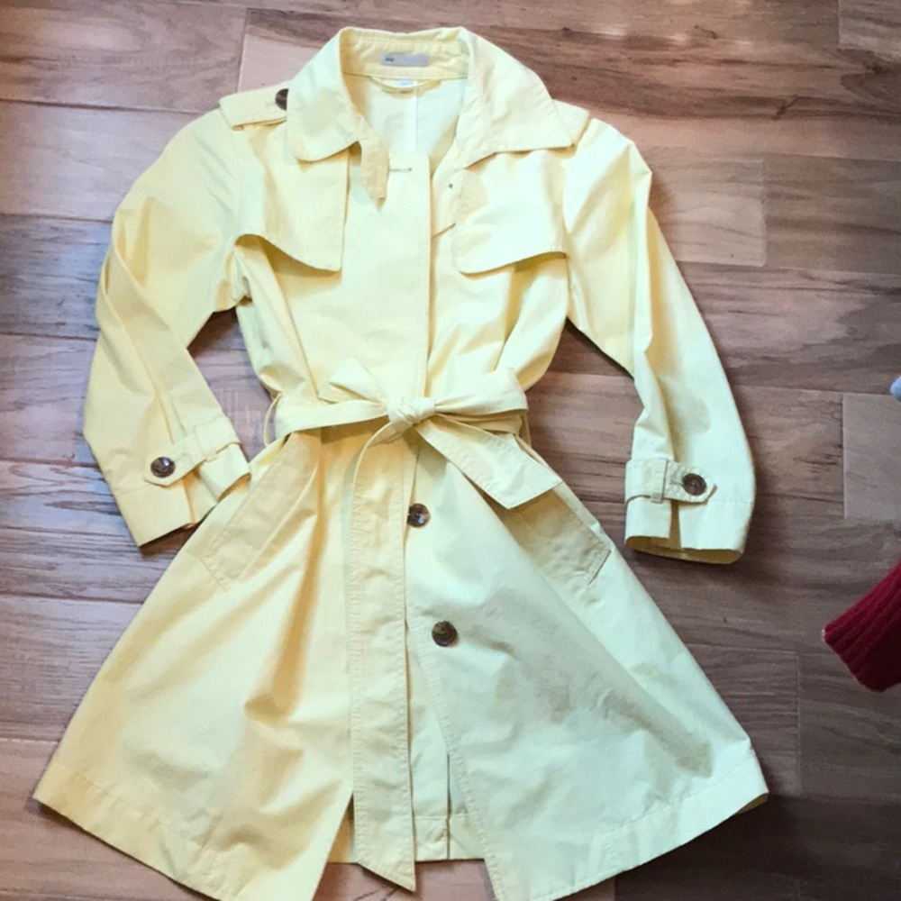 GAP fitted rain trench coat